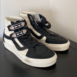 Black and white Vans